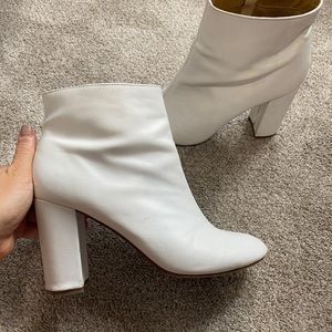 White booties